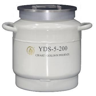 成都金凤大口径液氮生物容器YDS-5-200